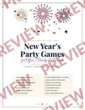 New Year's Party Games Bundle, page 1
