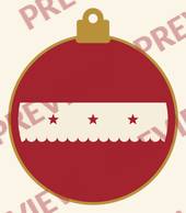 Ornament 1: Round bauble (layered)