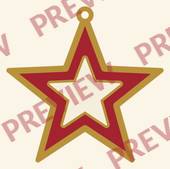 Ornament 5: Star (layered)