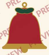 Ornament 9: Bell (layered)